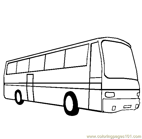 Coloring Pages Bus (Transport > Trucks) - free printable coloring ...