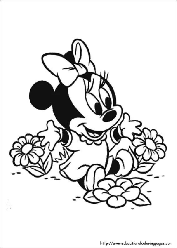 Coloring Pages for Kids Minnie Mouse coloring pages