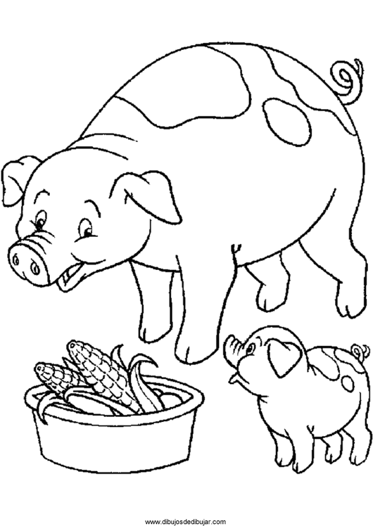 de Cochinos Colouring Pages