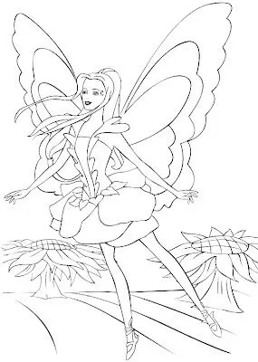 Colorir é Divertido !: Colorir Barbie Fairytopia - Desenhos para ...