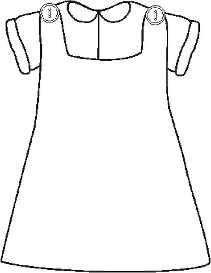 Para colorear de vestido - Imagui