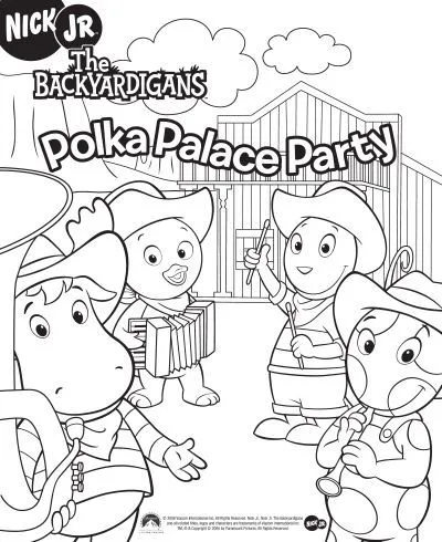 Colorir Imagens : Pintar o backyardigans