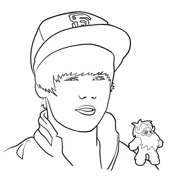 Colorir e Pintar: Justin Bieber