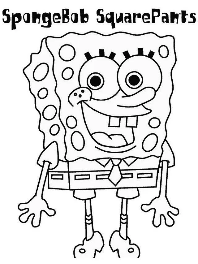 com dibujo bob esponja 04 dibujos para colorear de MEMES Pictures