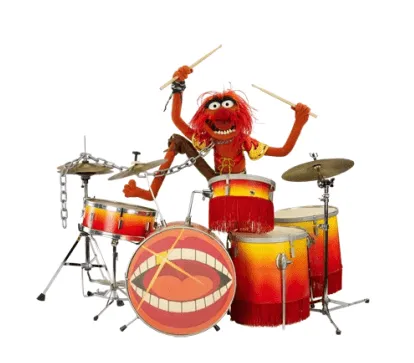 Animal muppet drums tattoo - Imagui