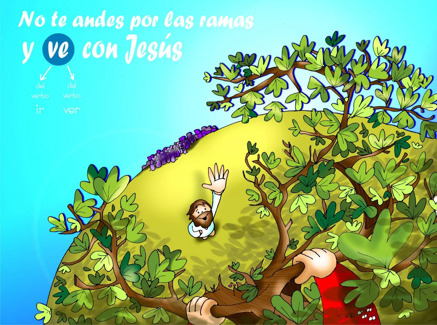Comentario al evangelio del Domingo XXXI del Tiempo Ordinario · Dibujos de  Fano en color · Diócesis de Málaga : Portal de la Iglesia Católica de Málaga