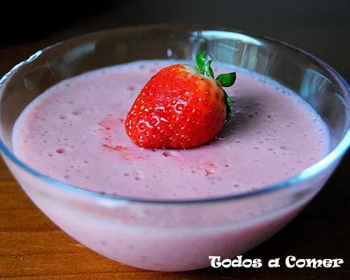 Todos a comer » Receta: Mousse de fresa