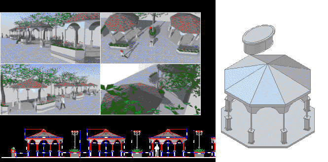 Kioscos urbanos, en Comercios varios - Proyectos
