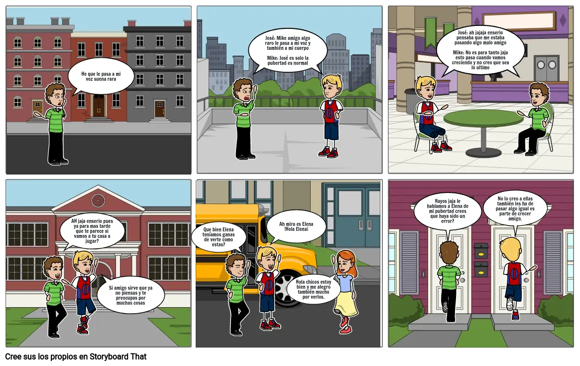 Comic Etapas Del Desarrollo Humano Niños Storyboard