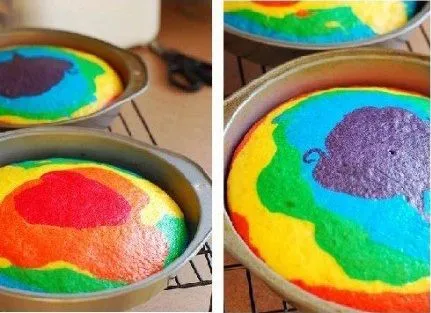 Comida fácil para hacer!: Torta multicolor!