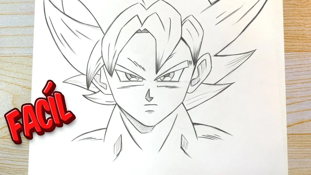 CÓMO DIBUJAR a GOKU ULTRA INSTINTO Dominado Paso a Paso a Lápiz - YouTube