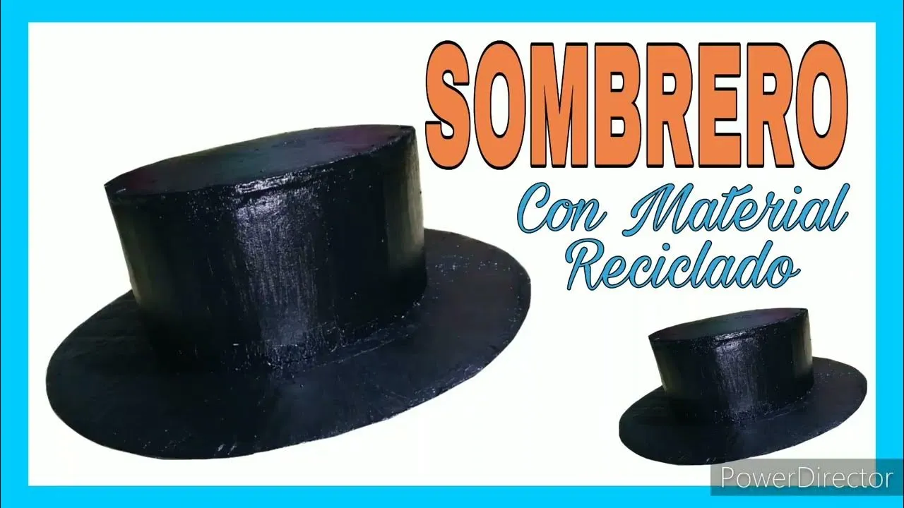 CÓMO HACER UN SOMBRERO CON MATERIALES RECICLADOS / SOMBRERO DE CARTÓN - YouTube