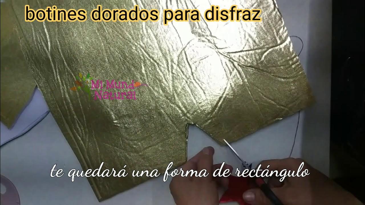 CÓMO HACER ZAPATOS BOTAS PARA DISFRAZ - YouTube