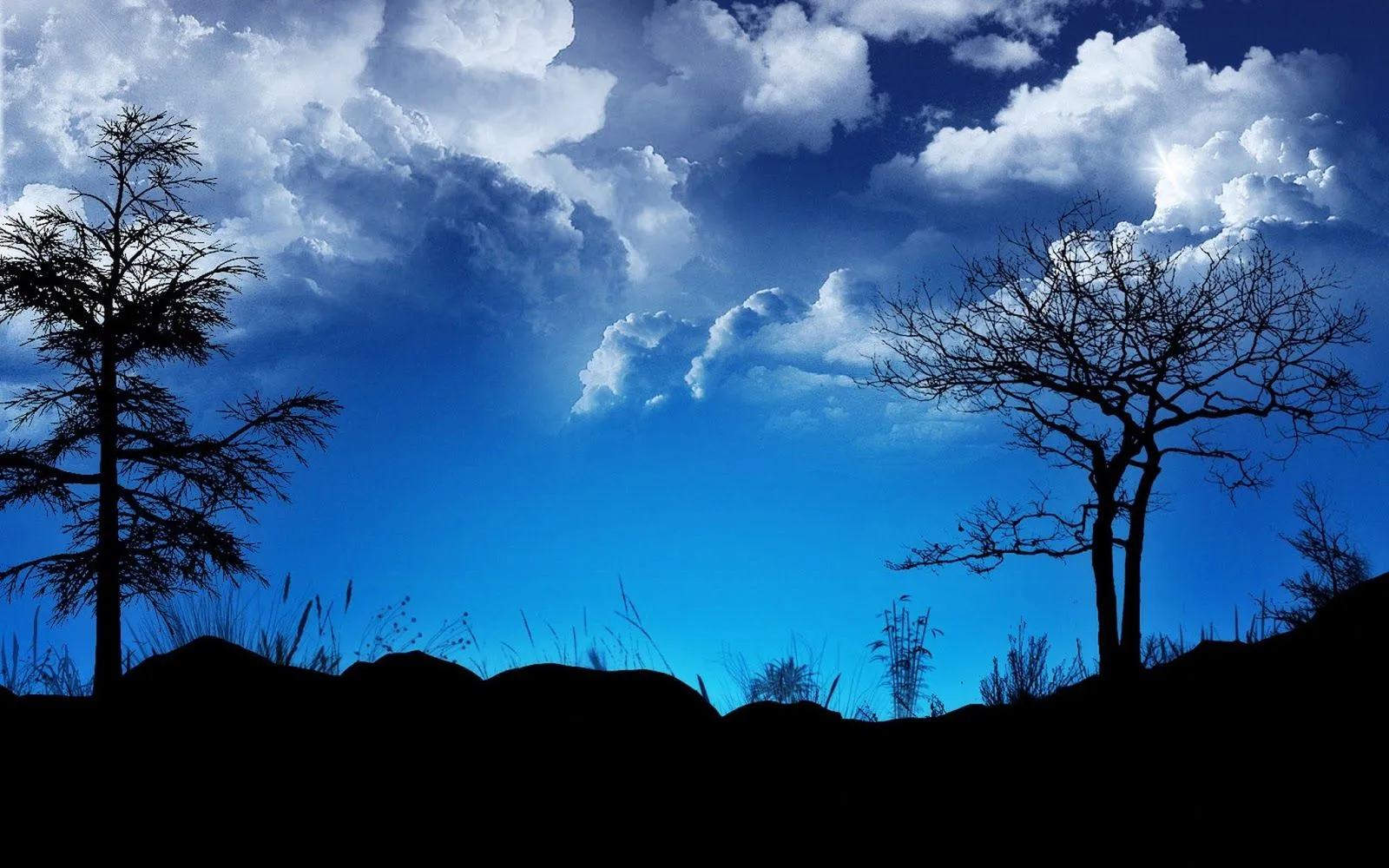 Cielo Azul y Nubes Blancas - Fondos de Pantalla HD - Wallpapers HD