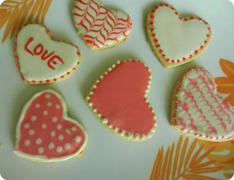 Compartiendo Recetas!: GALLETAS DECORADAS PARA SAN VALENTIN