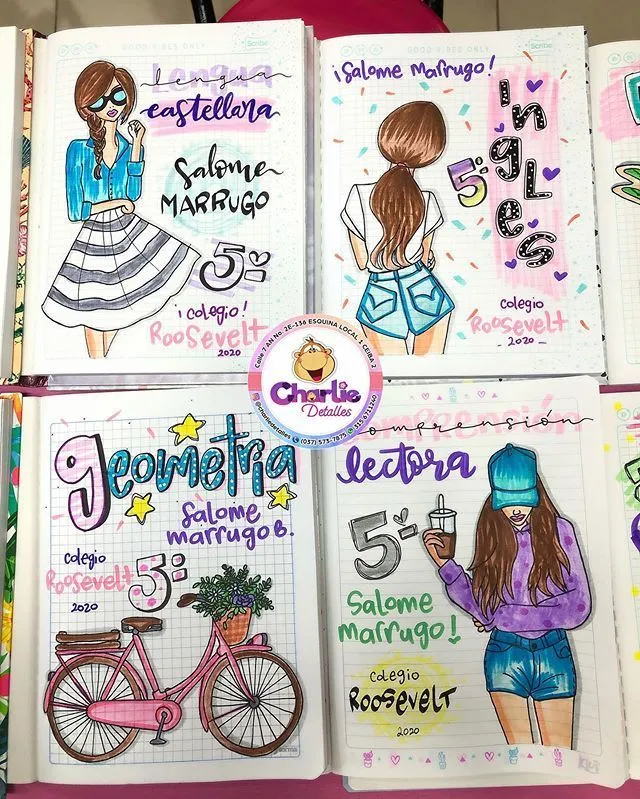 Compartir 32+ imagen portadas para cuadernos de chicas - Thptnganamst.edu.vn