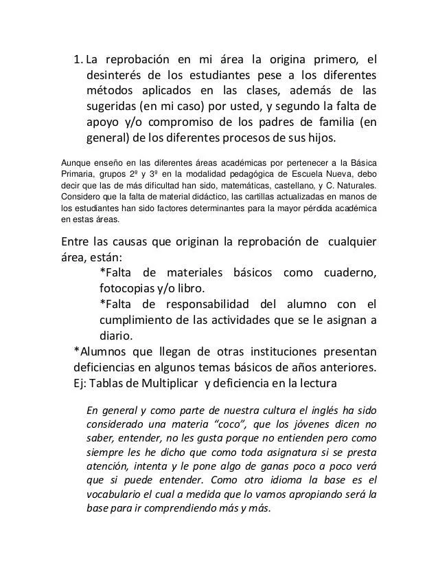 Compendio reflexiones para el final del periodo