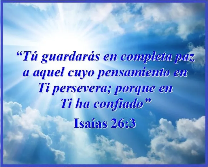 COMPLETA PAZ – Isaías 26:3 | Mission Venture Ministries en Español