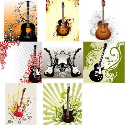 Composiciones vectoriales con guitarras (Guitar Vector Composition ...