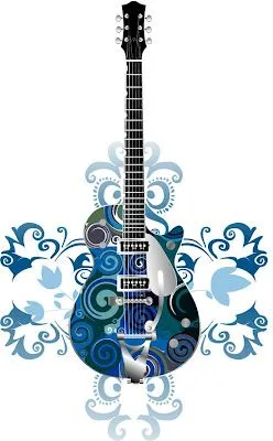 Composiciones vectoriales con instrumentos musicales - Diseño ...