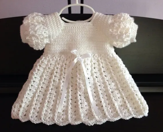 Compra crochet vestido de bautizo online al por mayor de China ...