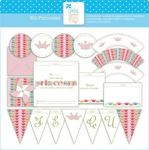 Compra Kit Decoración Princesas en Perfect Fun Day