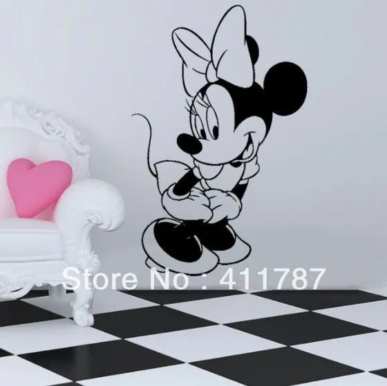 Compra Minnie Mouse decoración de la pared online al por mayor de ...