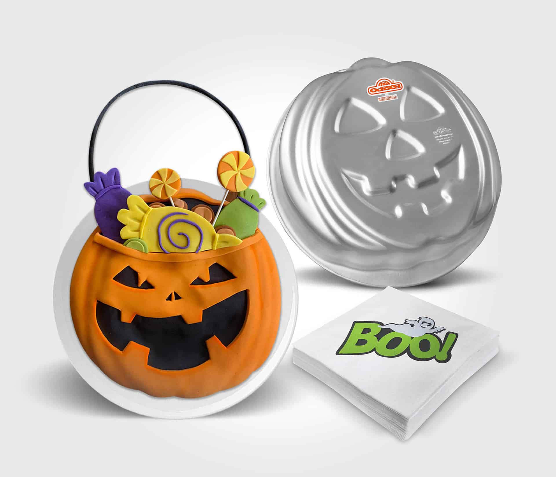 Compra el molde Calabaza Halloween Odisea Moldes por $224.14