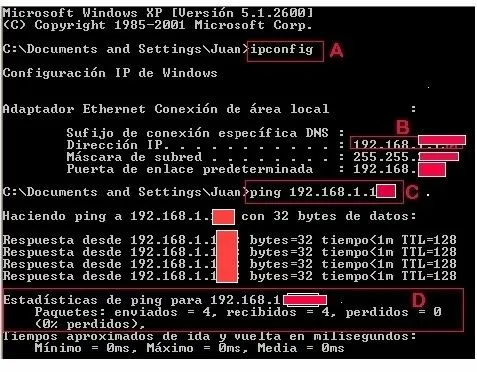 Comprobar la conexión a internet, haciendo PING « Informatica Facil