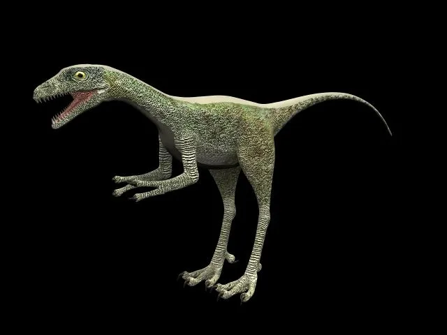 Compsognathus dinosaur 3d model 3dsmax files free download ...