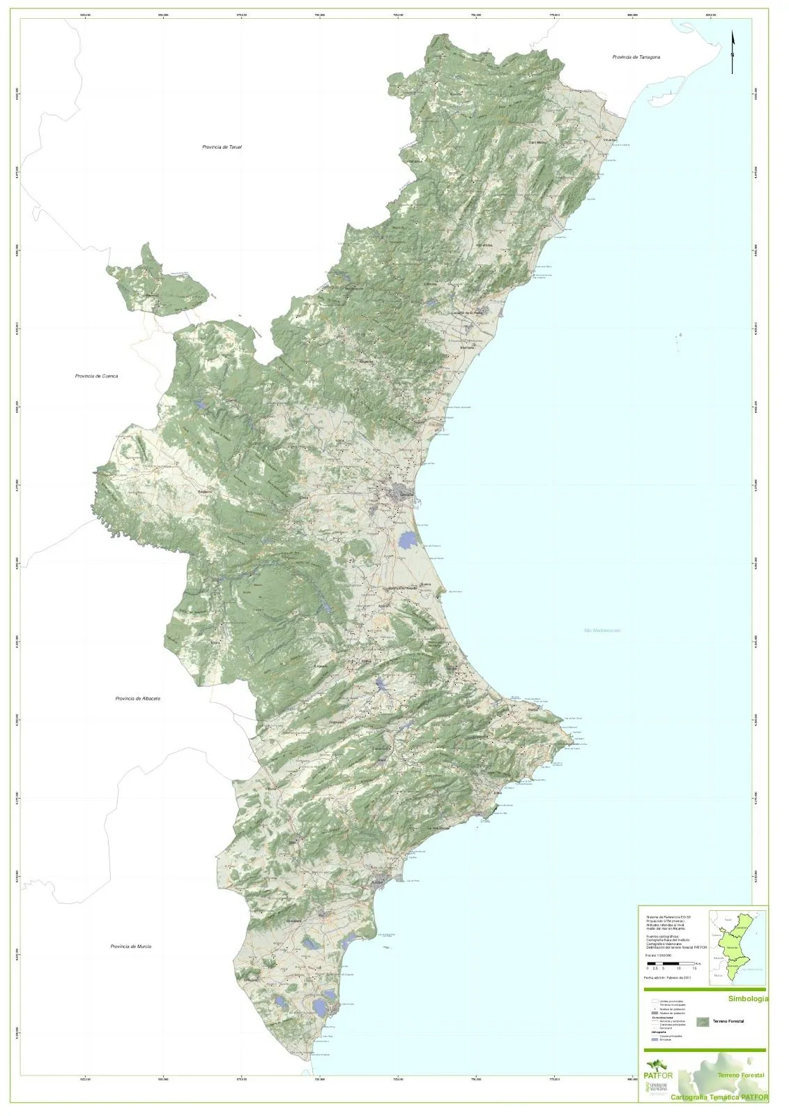 Comunidad Valenciana Mapa