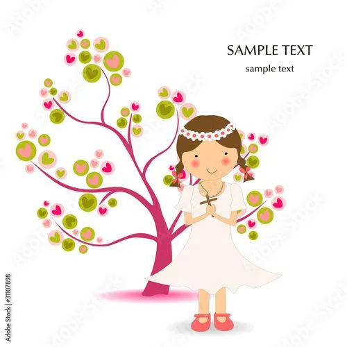 MI PRIMERA COMUNION de bröc, vector libre de derechos #31107898 en ...