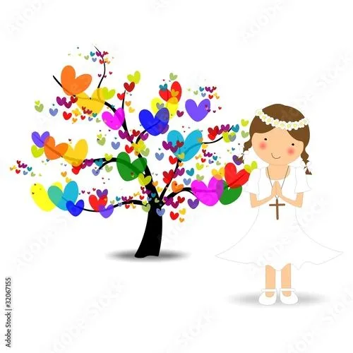 MI PRIMERA COMUNION de bröc, vector libre de derechos #32067155 en ...