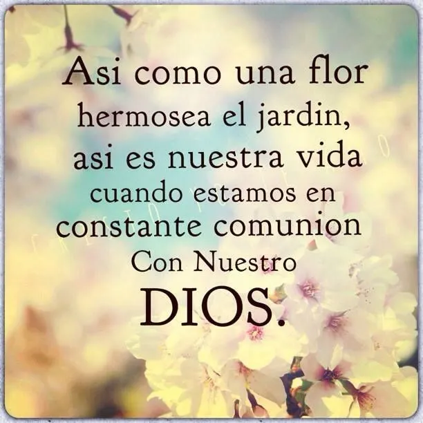 Comunión con DIOS | Versículos y Frases | Pinterest | Dios