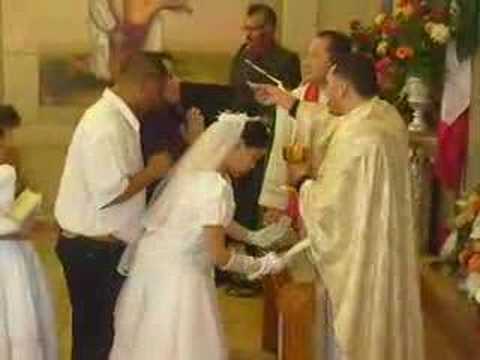 primera comunion de las niñas Hernandez (parte uno) - YouTube