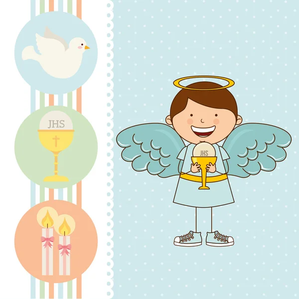 mi primera comunión — Vector stock © yupiramos #64332419