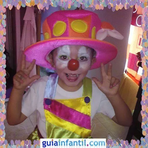 Concurso de Carnaval de Guiainfantil.com. Disfraz de payaso