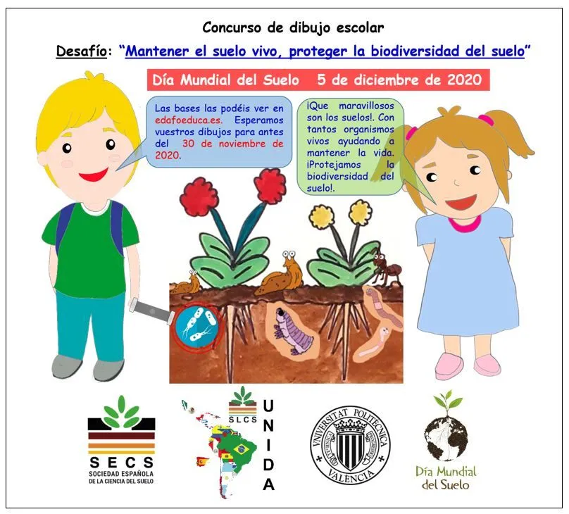 Concurso Escolar Desafío Mantener la Biodiversidad del Suelo 2020 -  Enseñanza en la Ciencia del SueloEnseñanza en la Ciencia del Suelo