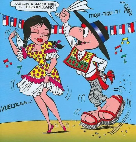 Condorito bailando cueca! | arte | Pinterest