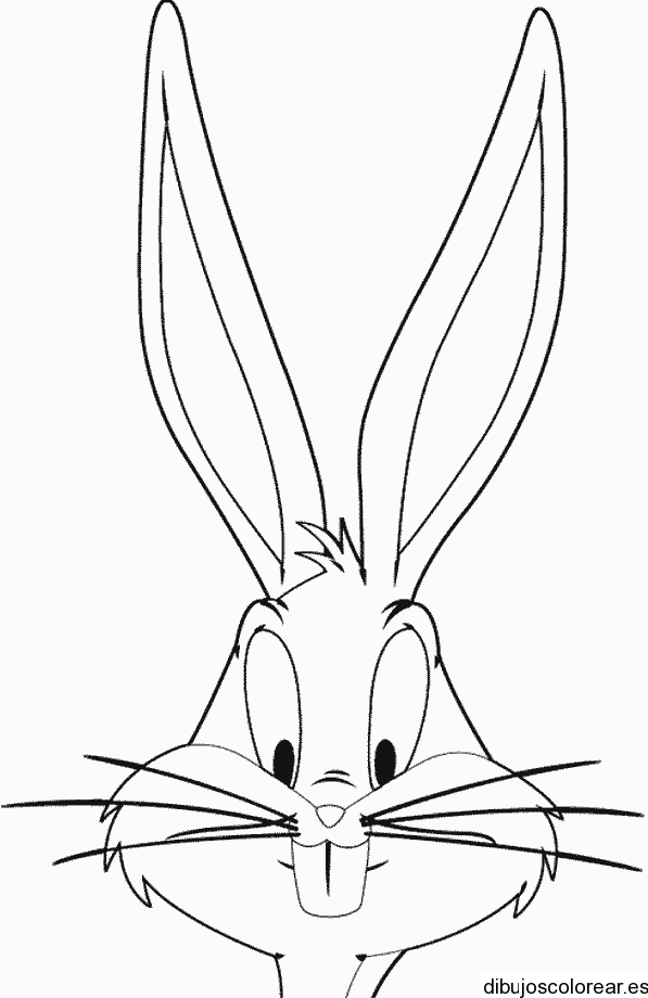 Conejo Bugs Bunny | Dibujos para Colorear