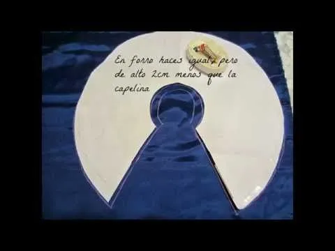 Cómo confeccionar una Capelina - YouTube