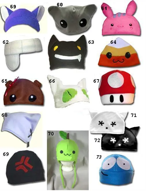 CONFECCIONES OTAKU: confeccionamos gorros con orejitas muy kawaii