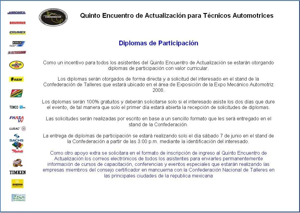 Confederacion Nacional De talleres de Servicio Automotriz y Similares