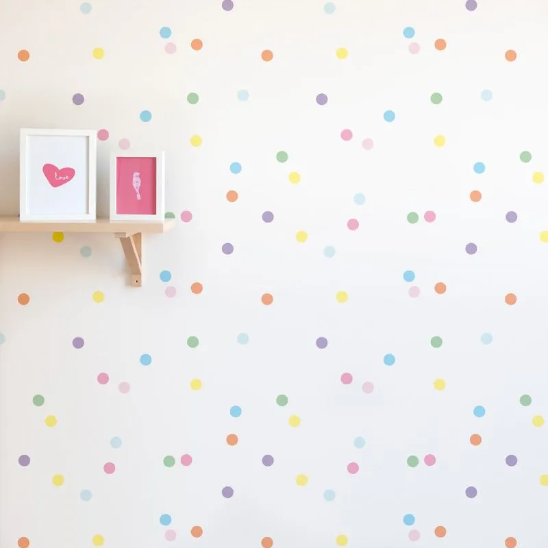 Confetti Print Removable Wallpaper for Nursery