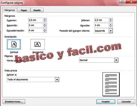 Configurar página en Writer y Word | Básico y Fácil