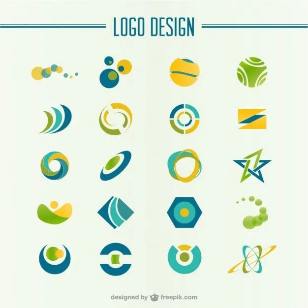 Conjunto de plantillas de logotipos | Descargar Vectores gratis