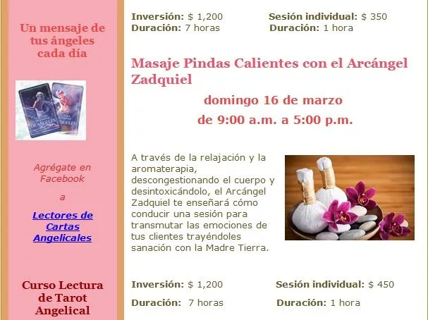 Conoce masajes con ángeles | Armonia del Alma