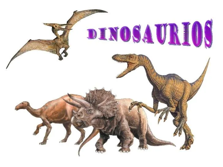 CONOCEMOS A LOS DINOSAURIOS