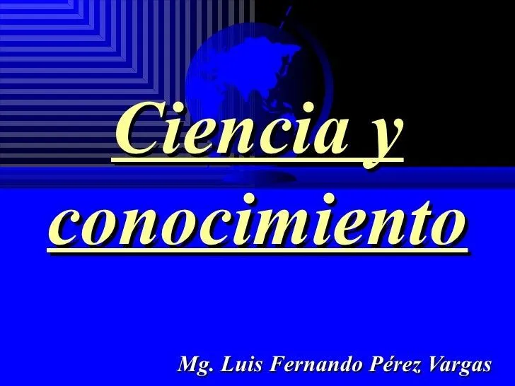 Conocimiento Cientifico