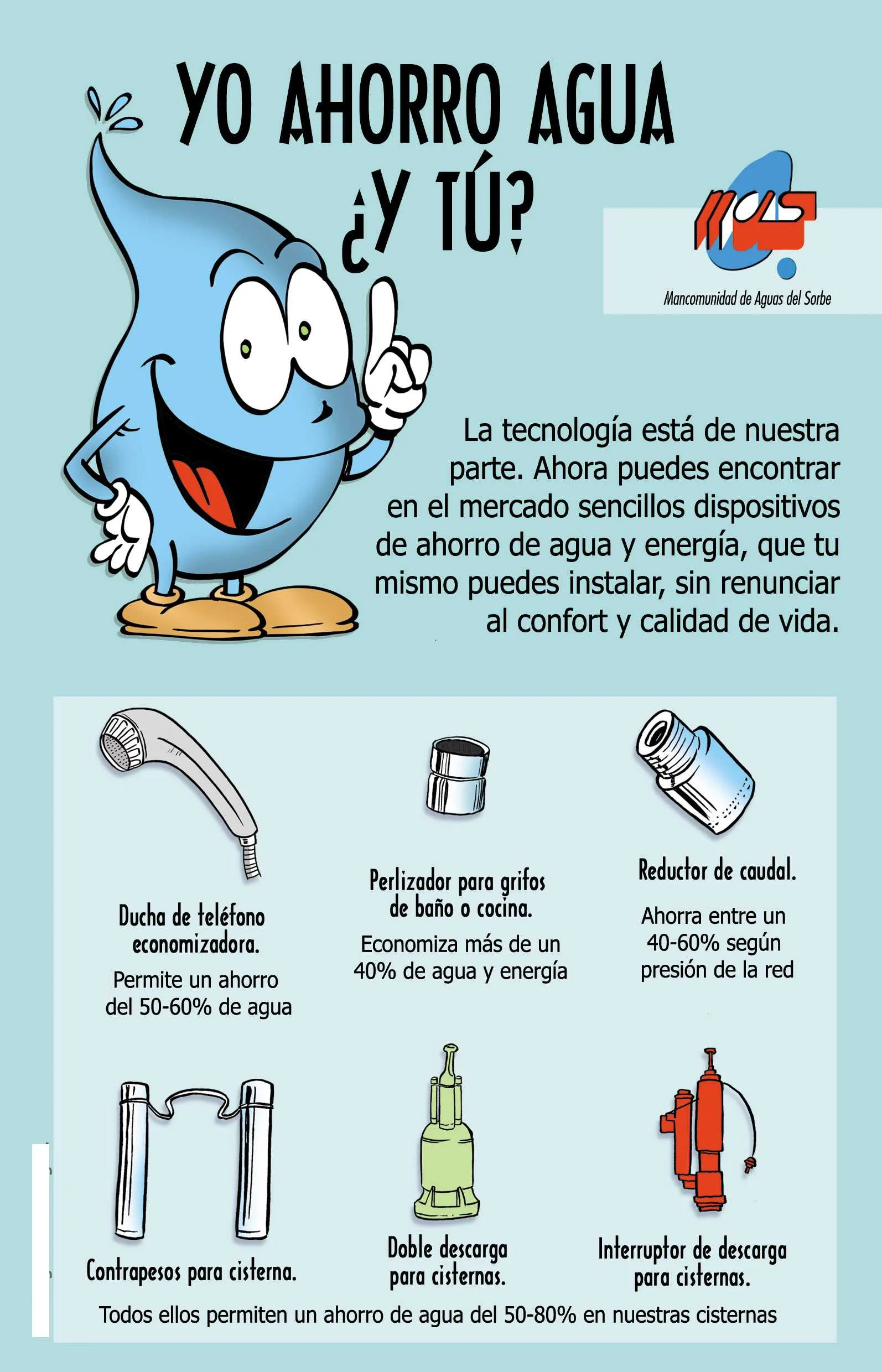 Consejos para ahorrar agua - Mancomunidad de Aguas del Sorbe